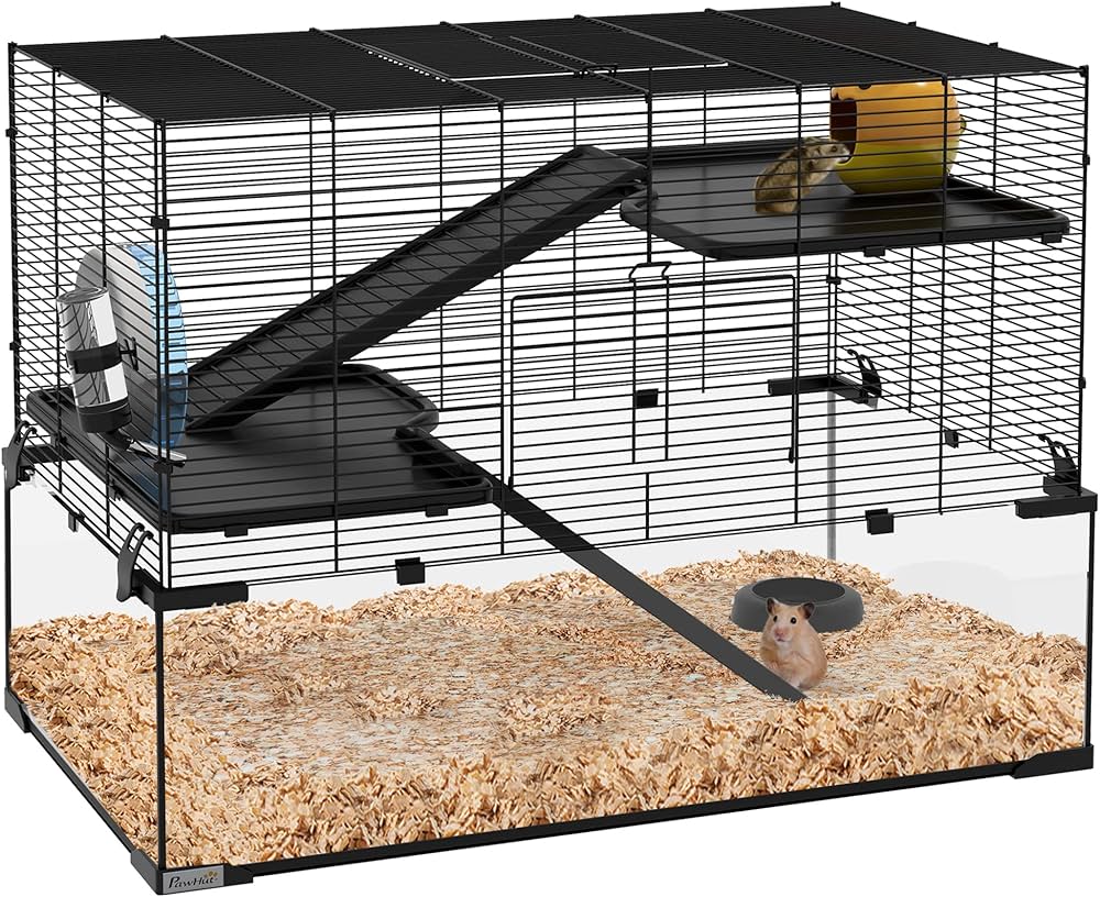 Lồng hamster 2 tầng